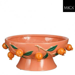 Vaza - Melika decoration bowl pink - h16xd39cm