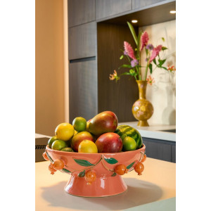Vaza - Melika decoration bowl pink - h16xd39cm