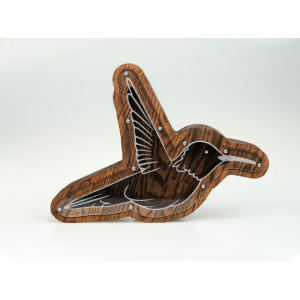 Medinė taupyklė kolibris