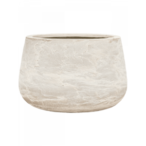 Vazonas Baq Algar Darcy Low White 70Ø 46cm
