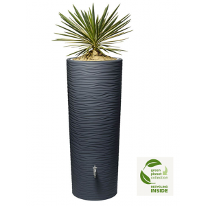 Dekoratyvinė vandens talpa Natura Graphite grey 350 L