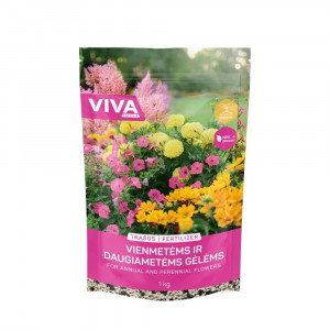 Trąšos vienmetėms ir daugiametėms gėlėms, 1 kg