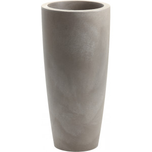 Vazonas 33x70cm pelenų spalvos Talos Matt 33, plastikinis