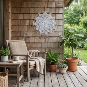Sienų dekoracija mandala 'Jurginas', D60cm